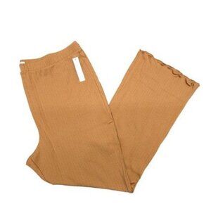 Abound Burnt Orange Wide Leg Casual Elastic Waist Dress Pants Women's Size 1x